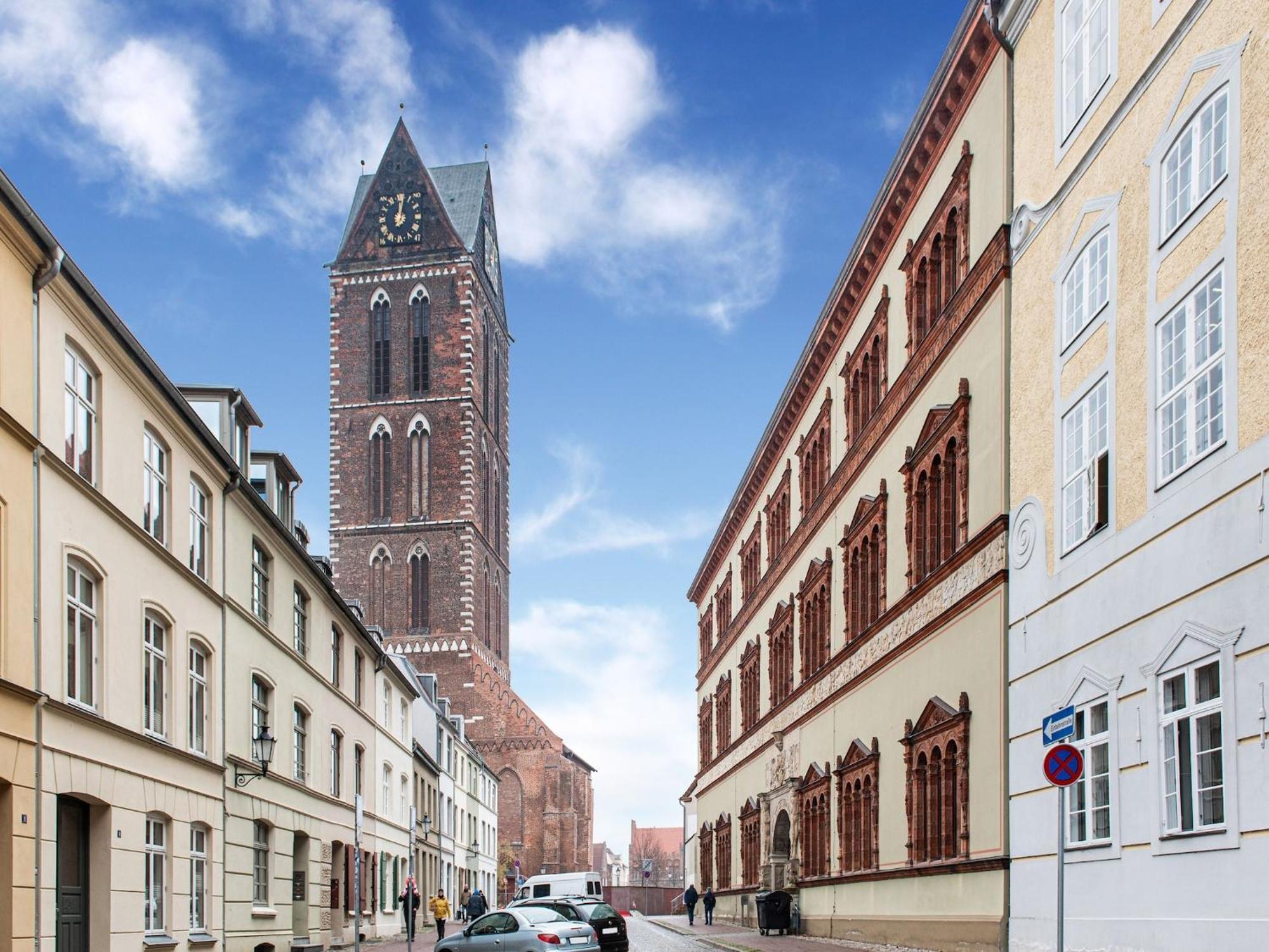 Comfortable Apartment In Wismar Mecklenburg With Fireplace Luaran gambar
